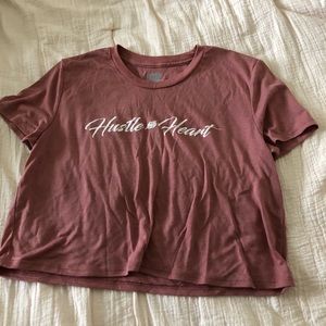 Til you collapse crop top - size small